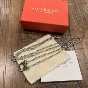 James Avery changeable Charm necklace 30” New